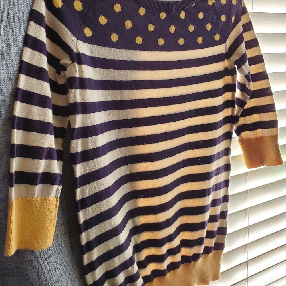 Pink Rose Striped Sweater - Picture 5 of 9